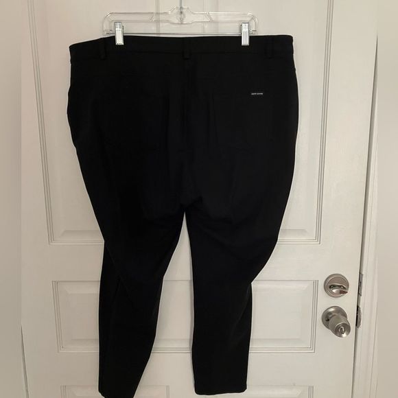 DKNY Jeans Brand Black Ponte Pants With Back Pockets Size 2X - Picture 5 of 10